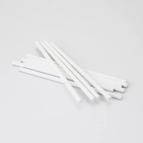 Chocolate Lollipop Sticks (White Paper) - 98mm long; 3.8mm dia